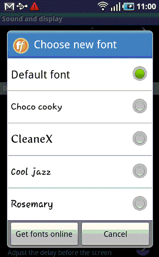 Font free download for android phone